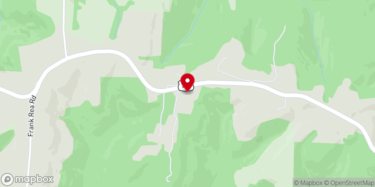 Map showing location of Wyman Church