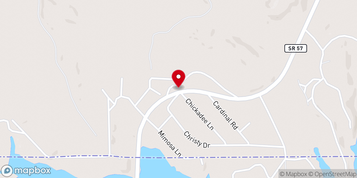 Map showing location of Grace Chapel Pickwick