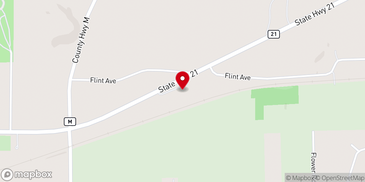 Map showing location of Oasis Church