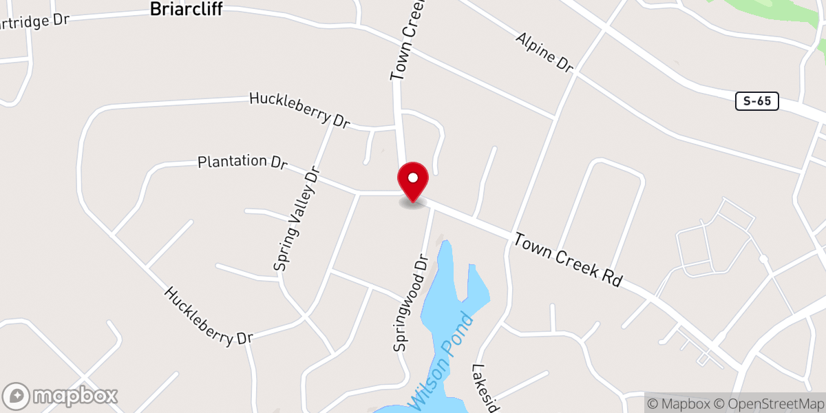 Map showing location of Crossroads Aiken