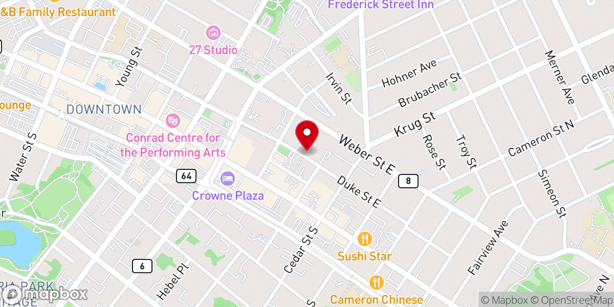 Map showing location of KW 한인장로교회 | KW Korean Presbyterian Church
