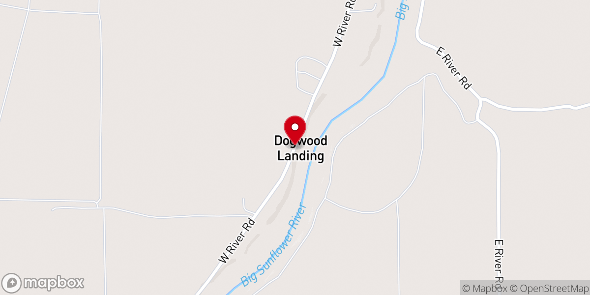 Map showing location of Rosehill MB Church