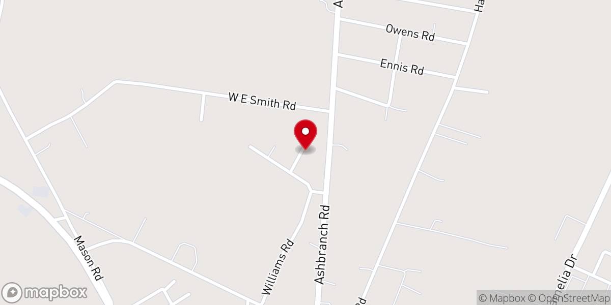 Map showing location of House of Deliverance Evangelistic Center