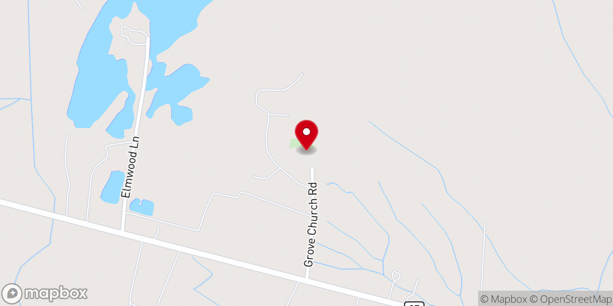 Map showing location of Pittman Grove Missionary Baptist