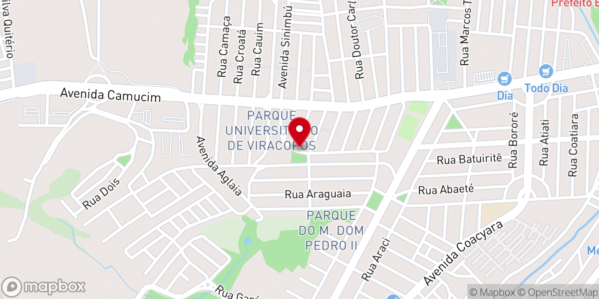 Map showing location of Igreja Batista Vista Alegre