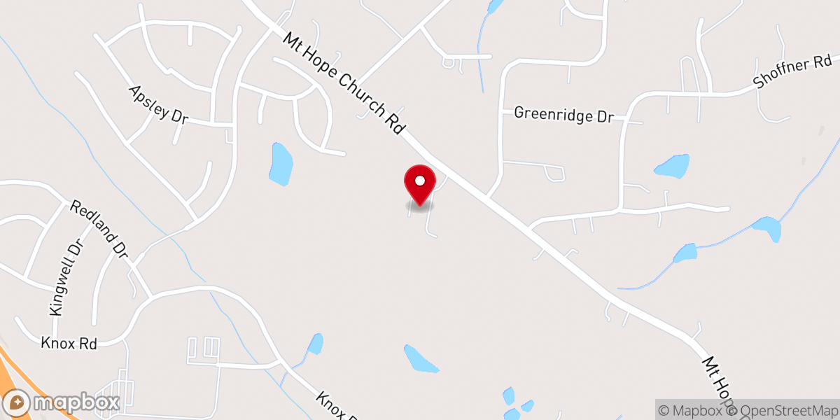Map showing location of The Paisley at S&P Farm