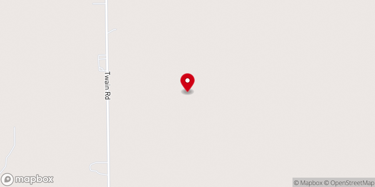Map showing location of Roto-Rooter Drain Cleaining