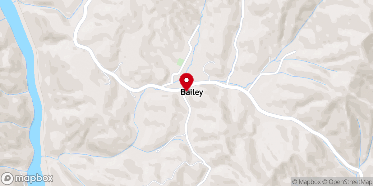 Map showing location of Bailey Independent Brethern Church