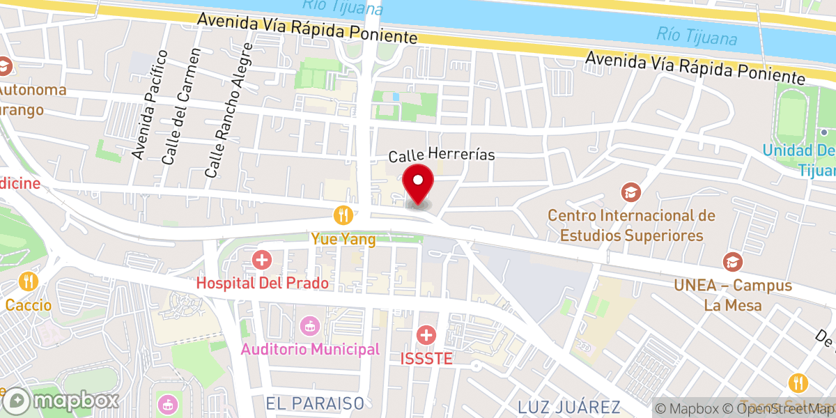 Map showing location of Parroquia de Nuestra Señora de San Juan de los Lagos