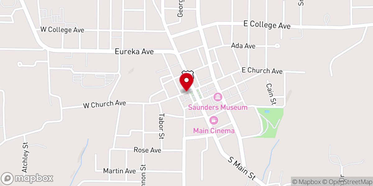 Map showing location of Ozark Mountain Christian Otrch