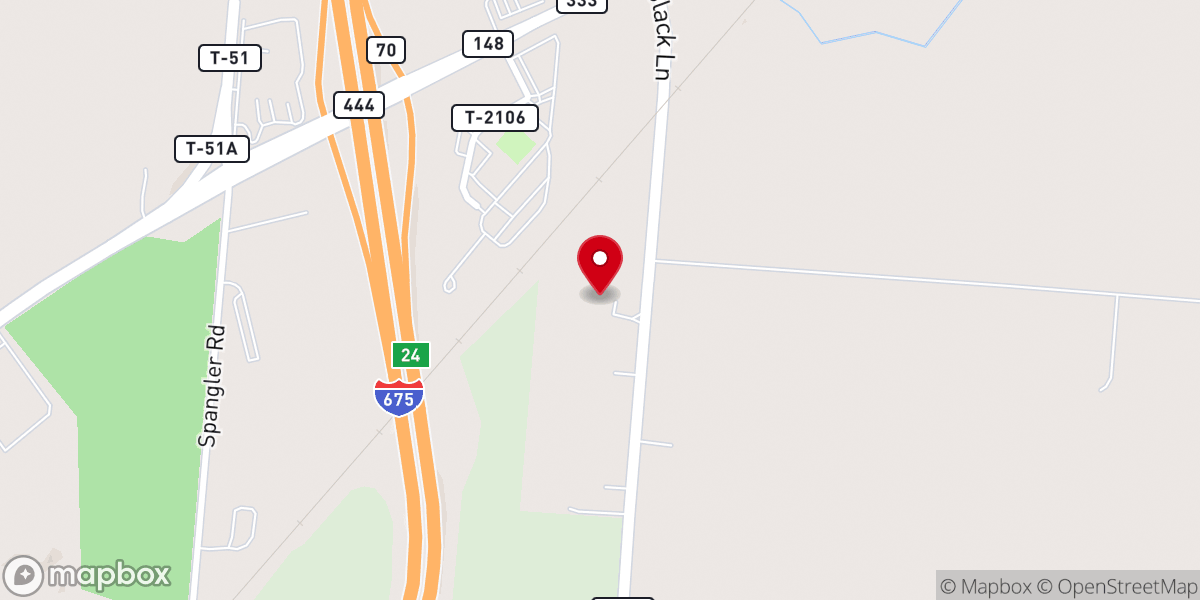 Map showing location of Fairborn Christian Fellowship