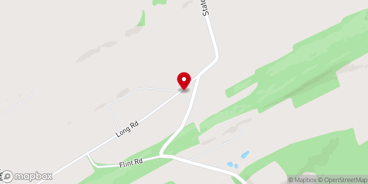 Map showing location of Lost Creek Mennonite Church