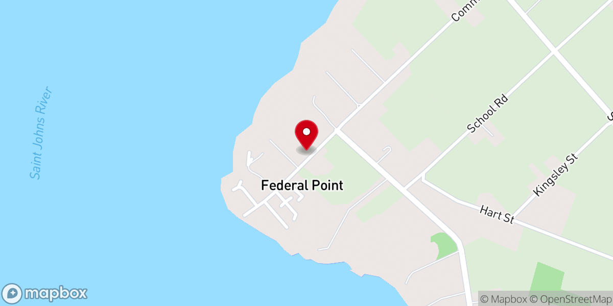 Map showing location of St Paul's Episcopal Church