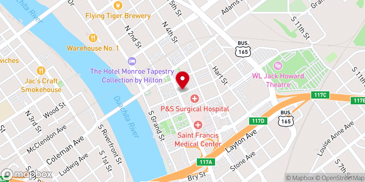 Map showing location of Saint Matthew Catholic Church