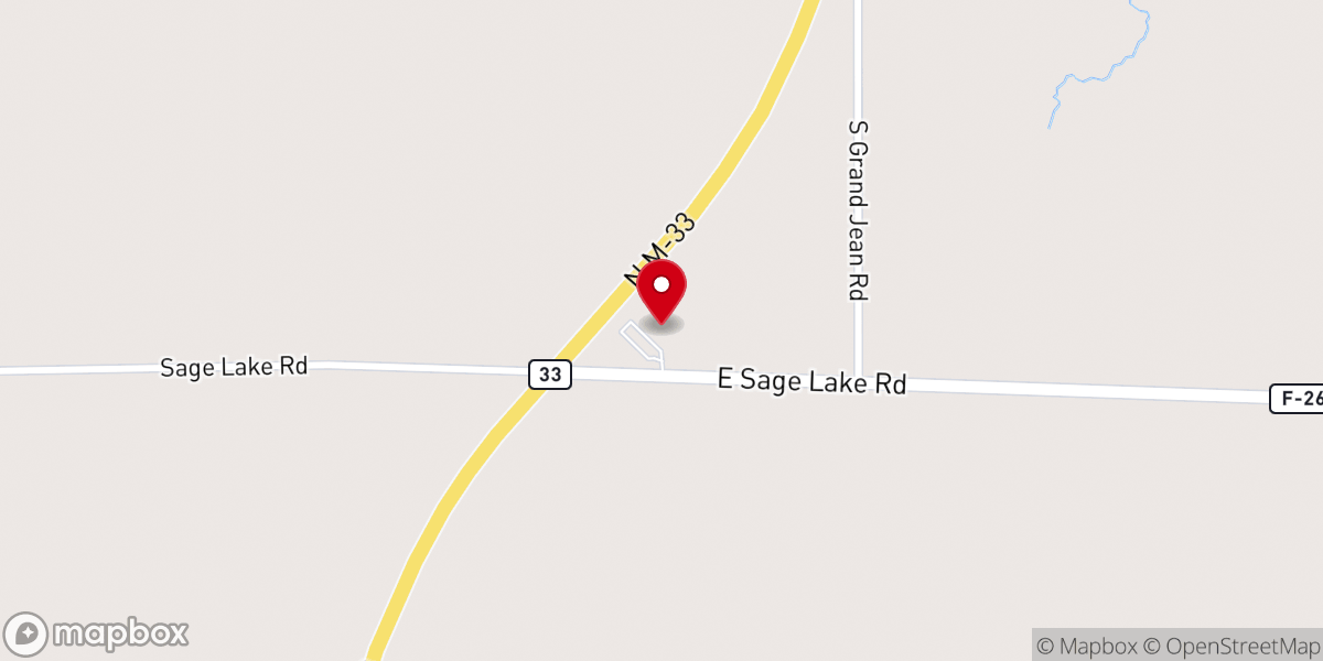 Map showing location of Prince of Peace Lutheran Church ELCA