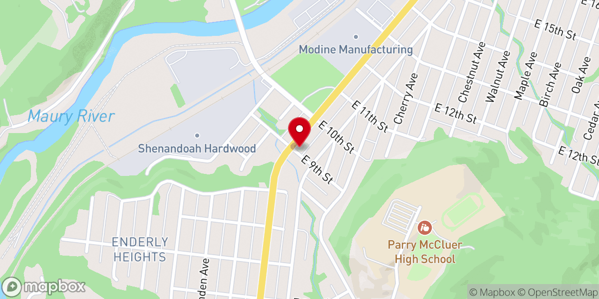 Map showing location of Good Shepherd Community Church