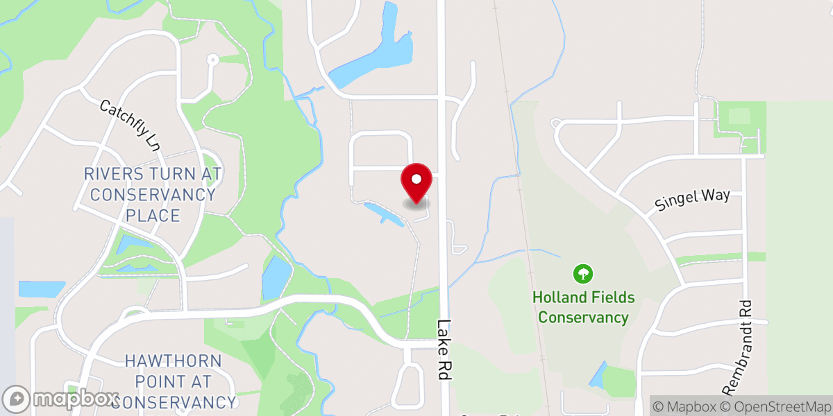 Map showing location of Lord of Love Lutheran Church