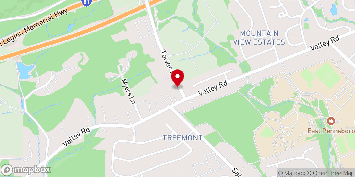 Map showing location of Six-O-Five Valley Road Inc