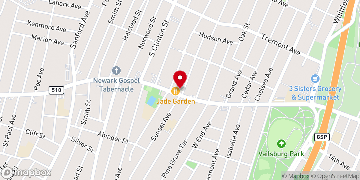 Map showing location of Bethany Baptist Church