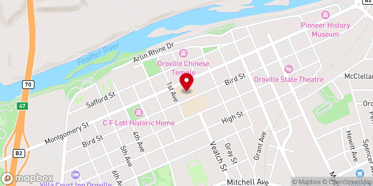 Map showing location of St Thomas Catholic School