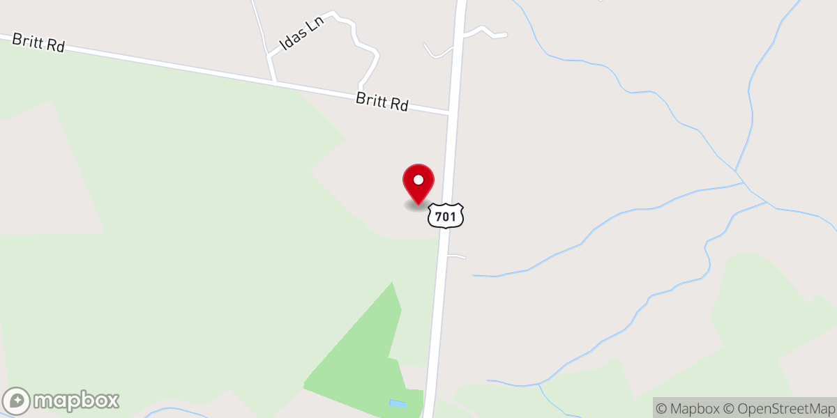 Map showing location of Cromartie Hill Church