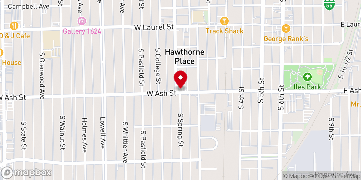 Map showing location of New Creation Ministry