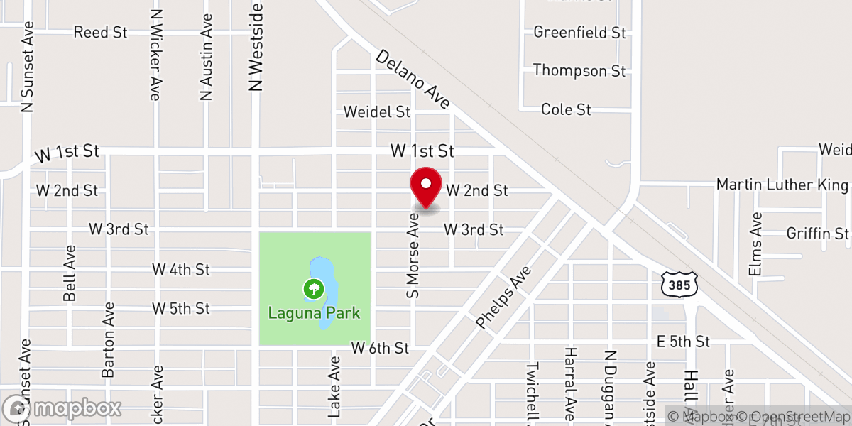 Map showing location of Emmanuel Church