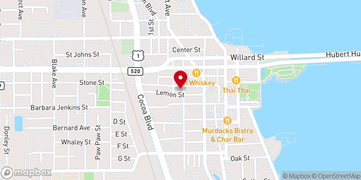 Map showing location of Greater St Paul Baptist Church