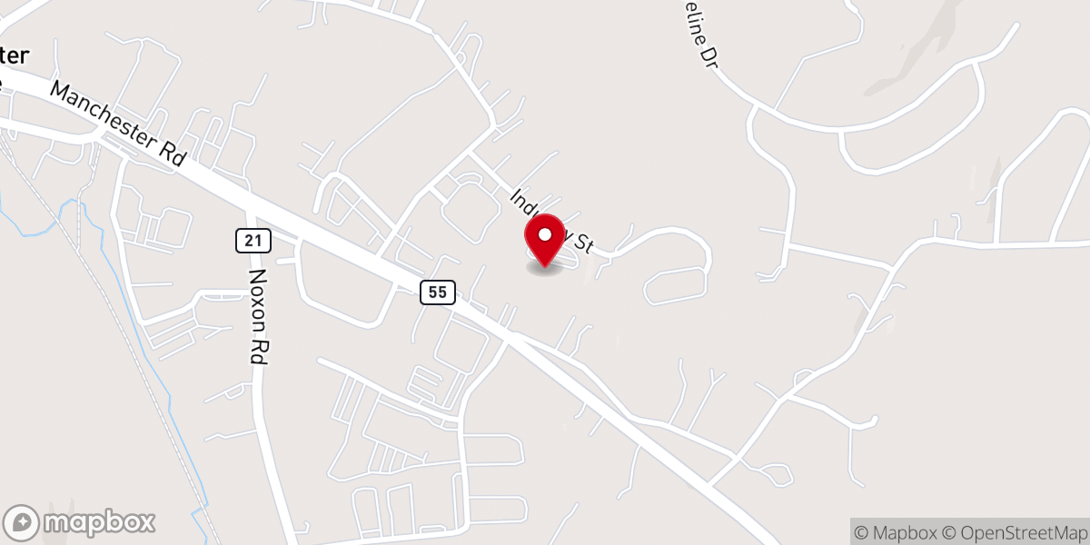 Map showing location of Odyssey Church
