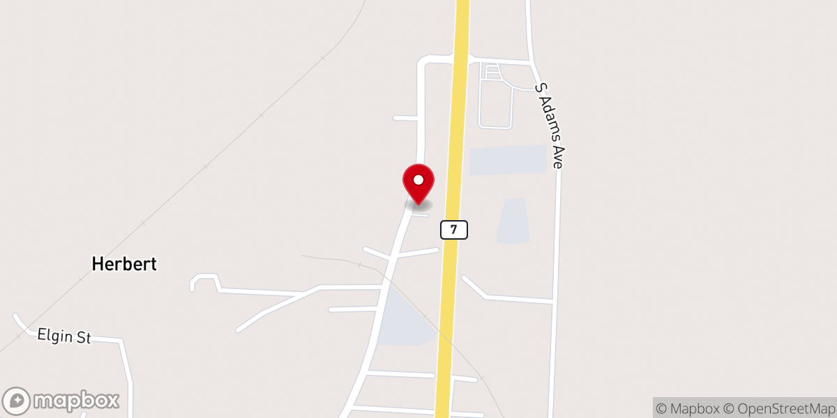 Map showing location of Zion Temple of Deliverance Inc