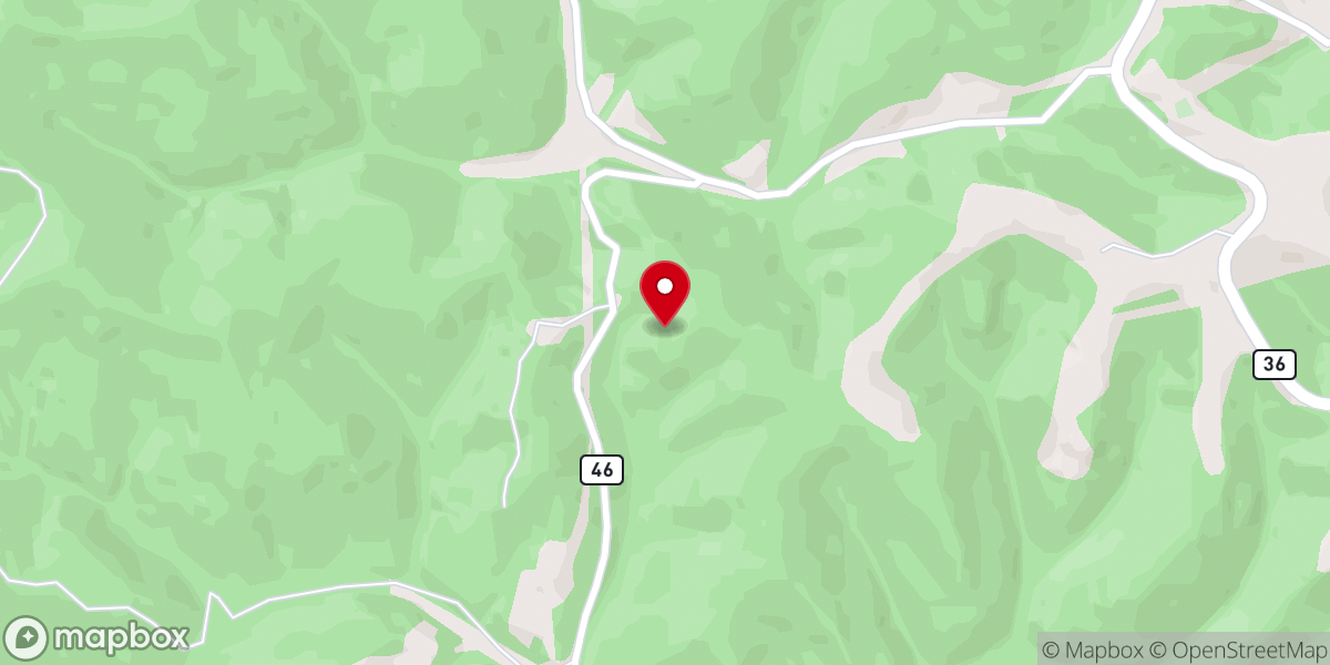 Map showing location of Bay's Chapel United Methodist Church