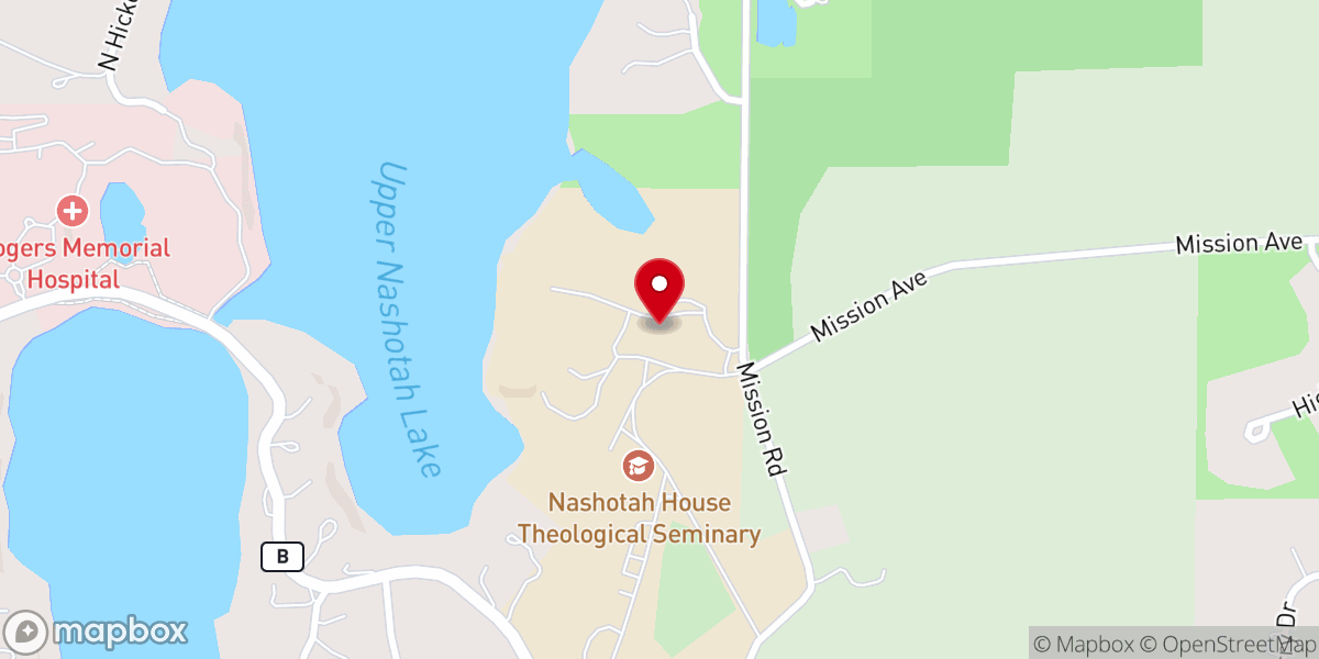 Map showing location of MERCY HILL CHURCH