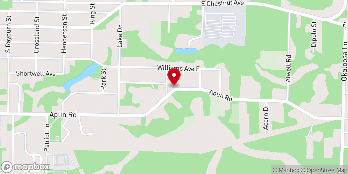 Map showing location of Canaan Church