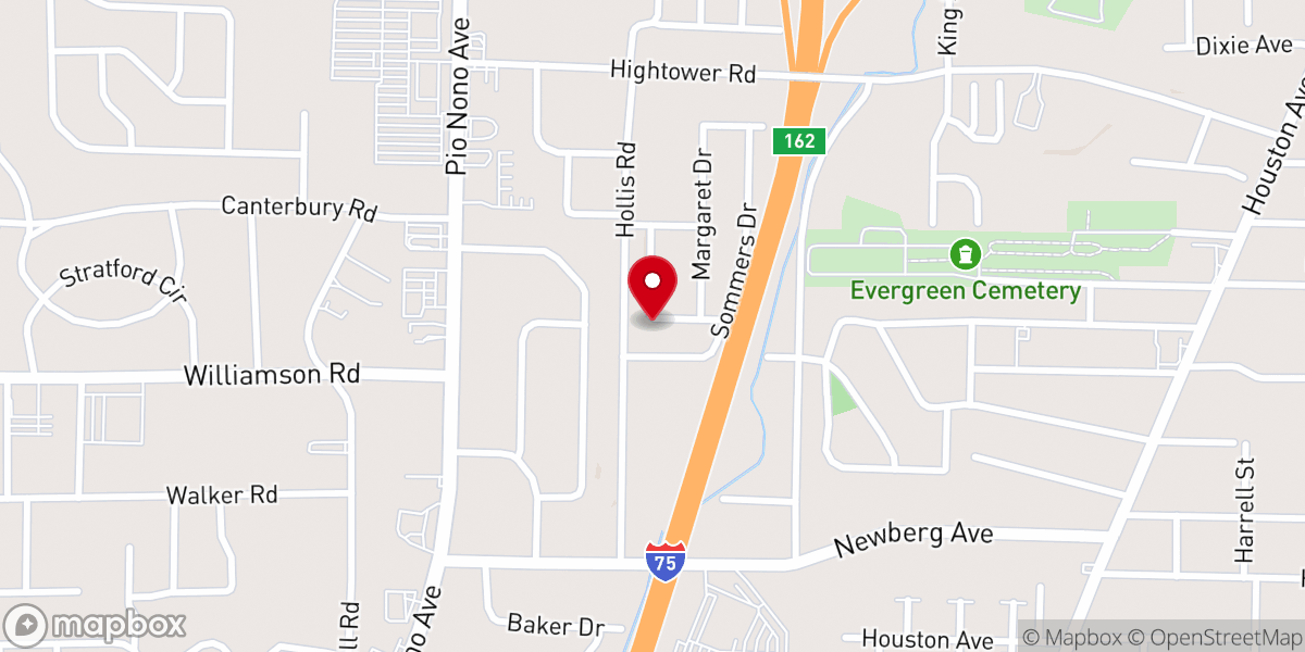 Map showing location of Dove Ministries Inc