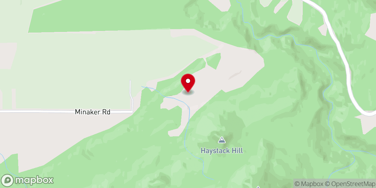 Map showing location of Cedar Springs Christian Retreat Center