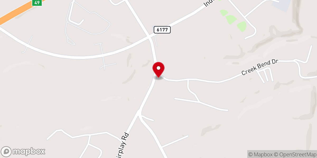 Map showing location of Amazing Grace Community Church