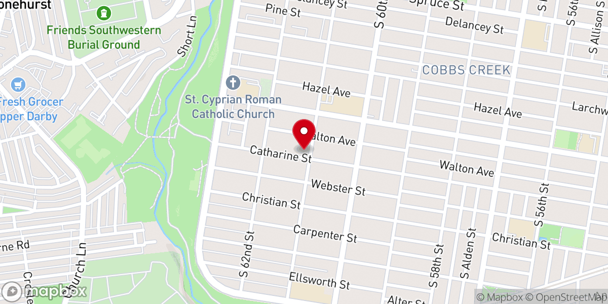 Map showing location of Sayers Memorial United Methodist