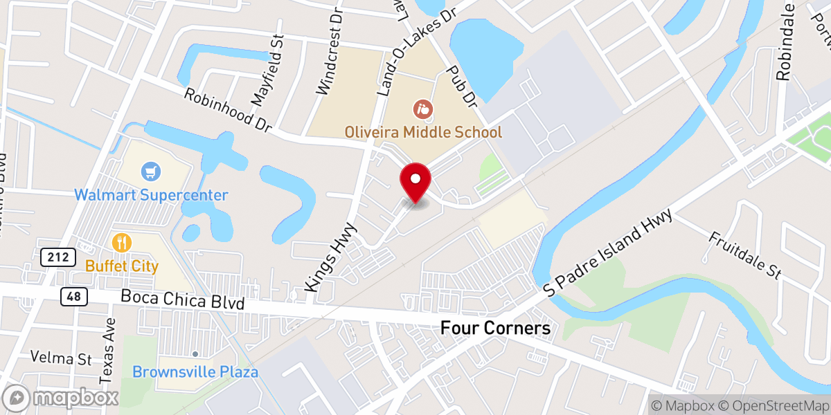 Map showing location of Fountain Ministries Inc