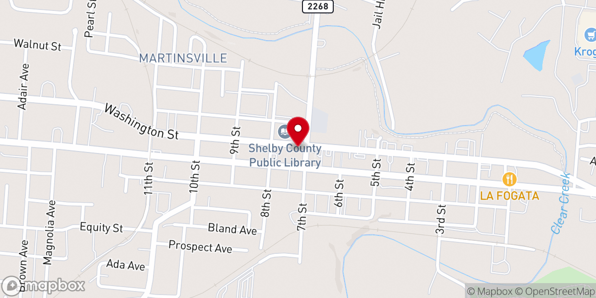 Map showing location of New Mt Zion Baptist Church