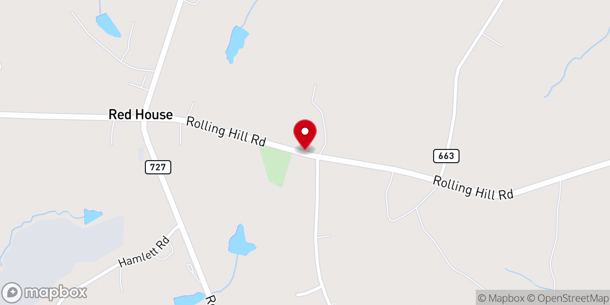 Map showing location of Mt Zion Baptist Church