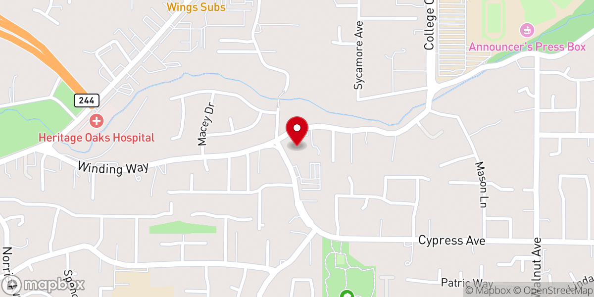 Map showing location of Origin Community Church