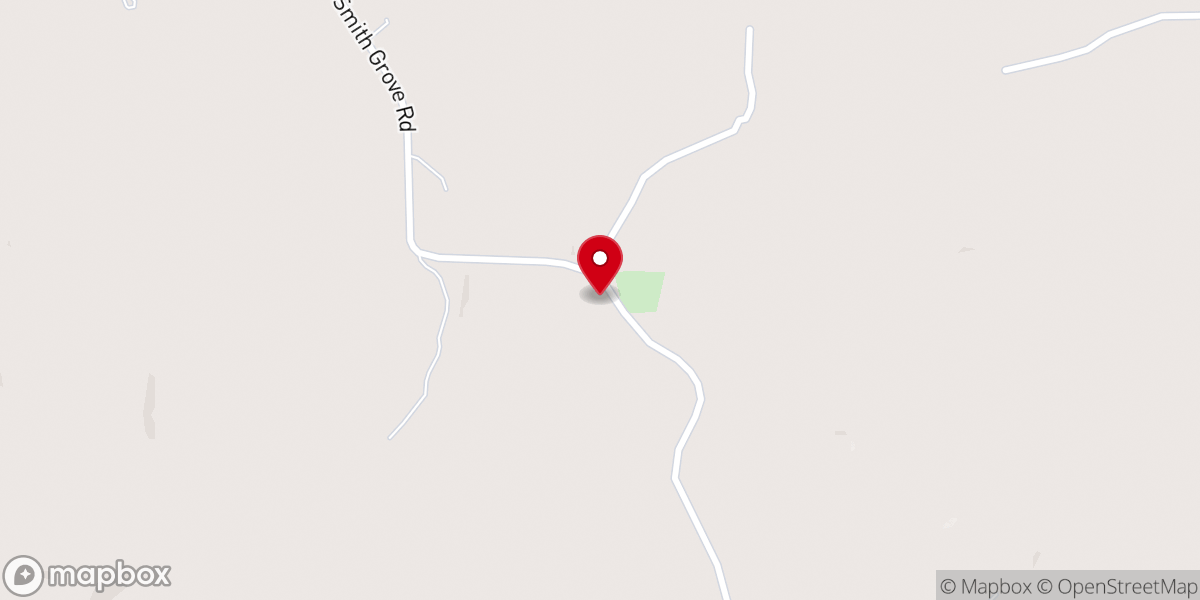 Map showing location of Smith Grove Church