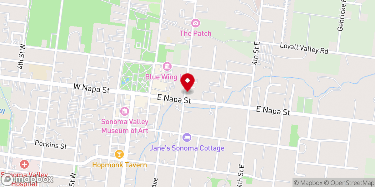 Map showing location of Christian Science Society