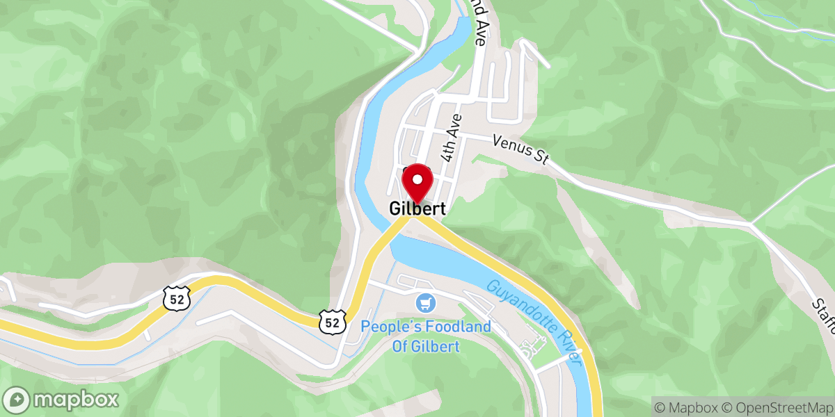 Map showing location of Wolford Carl