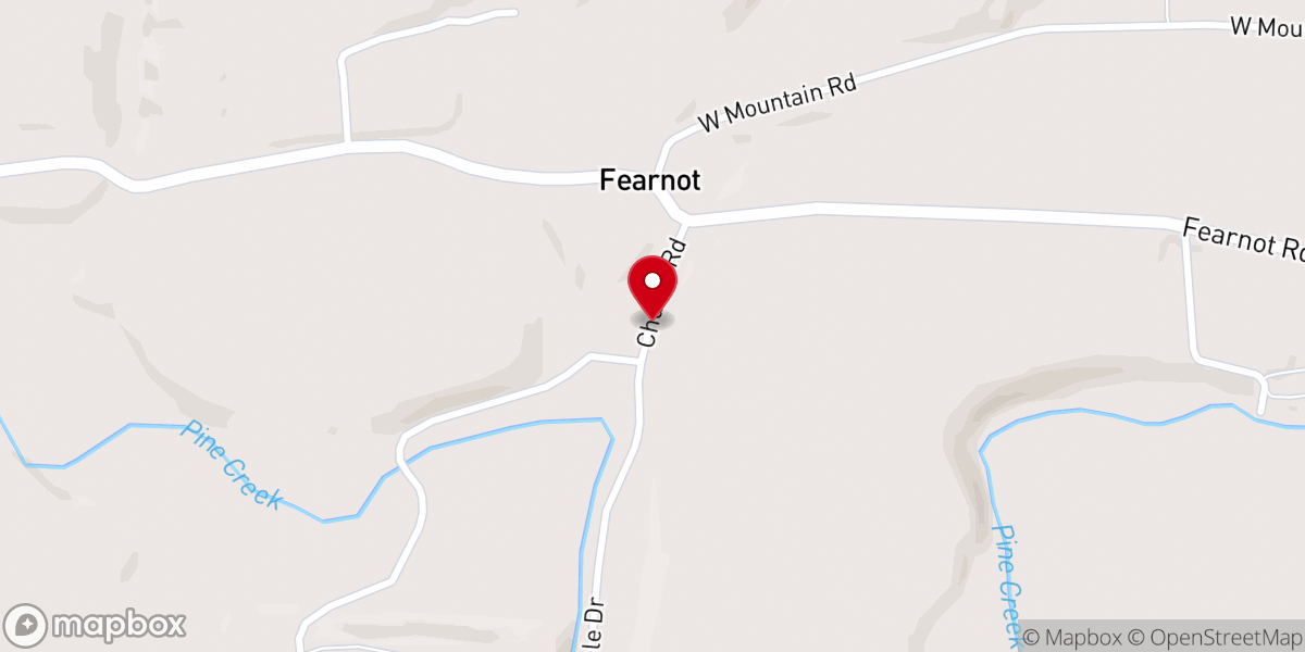 Map showing location of Schwalms Church