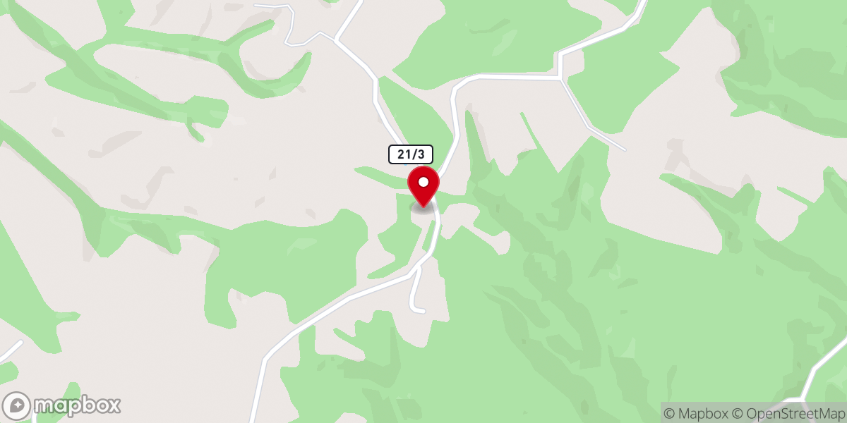 Map showing location of Bethel Presbyterian Chapel