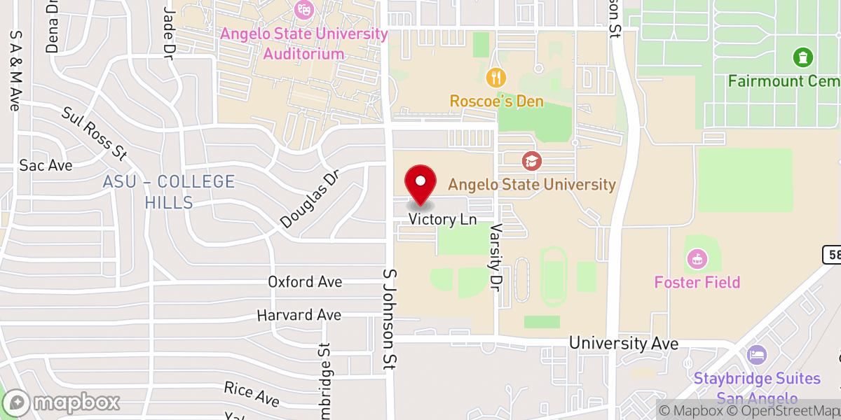 Map showing location of Johnson Street Church of Christ