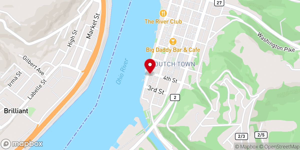 Map showing location of Henderson Chapel African Methodist Episcopal Church