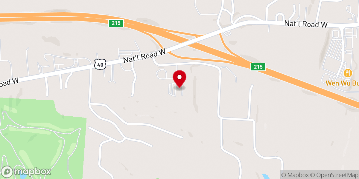 Map showing location of Church of Christ