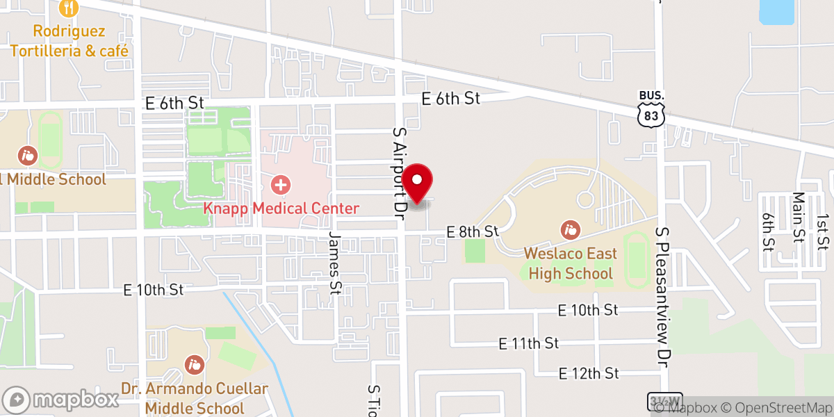 Map showing location of El Shaddai, Intl Christian Church